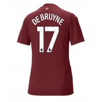 Maglia Calcio Manchester City Kevin De Bruyne #17 Terza Divisa Donna 2024-25 Manica Corta